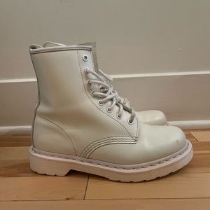 White mono dr martens